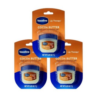 바세린 립테라피 립밤 7g 코코아버터 x 3개세트 바세린 입술건조 발뒤꿈치각질 립케어 미니자, 1개