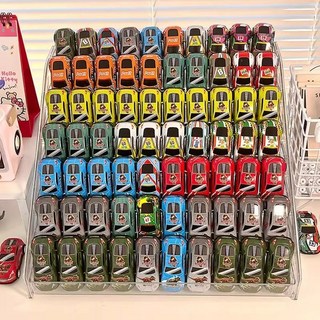 合金模型小汽車收納盒1:64風火輪多美卡亞克力階梯透明展示架多層, 1個, 【小紅書爆款小汽車模型收納架】,新款-五層