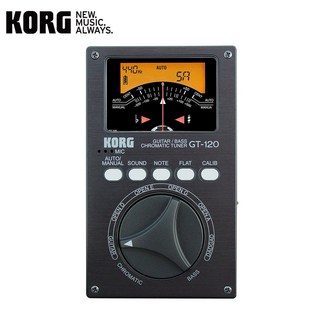 KORG GT-120 吉他/貝斯 數位指針式調音器, 詳見包裝