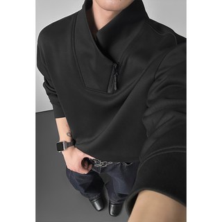 2026 春季新款 港風 華棉 個性 翻領拉鍊衛衣