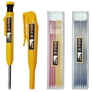 공구라면 ( 09RM ) 목공펜 세트 목공연필 인테리어 펜슬, [선택3] 옐로우, 1세트