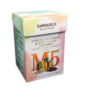 【InMARCH茵瑪奇】M5紅豆薏仁輕窕酵素飲(30條/盒)，促進代謝，維持消化機能，輕盈體態, 1個