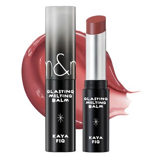 롬앤 X 이나피스퀘어 글래스팅 멜팅 밤 립스틱, 1개, 06카야피그