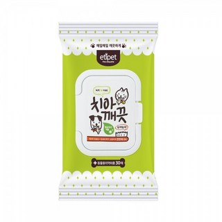 에티펫 치아 깨끗 물티슈 30매, 30개입, 1개
