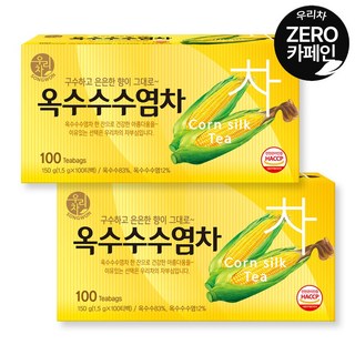 우리차 옥수수수염차 100T X 2개, 1.5g, 100개입