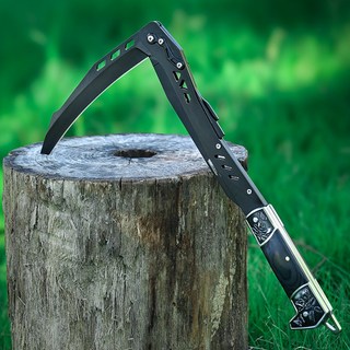 접이식 농업용 낫 스텐레스 캠핑 등산 나이프 칼 조선낫 풀베기 마체테 정글도, 1개