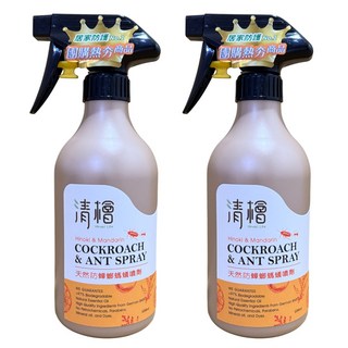 清檜Hinoki Life天然防蟑螂螞蟻噴劑，居家環境防護，天然成分，有效驅趕蟑螂螞蟻, 2個, 500ml