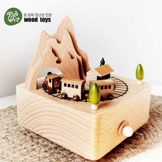 오타루오르골 일본오르골 삿포로오르골 회전목마 나무, 산구 기차 라이트컬러