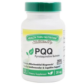 Health Thru Nutrition PQQ無麩質素食膠囊 20mg, 120顆, 1個