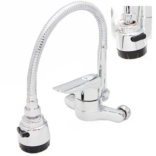 [편심미포함] 이젠 회전포말 주방코브라 싱크대수전 강화P, 1개