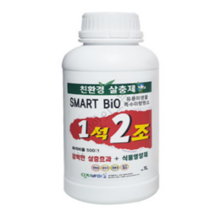 1석2조 1리터 유용미생물 특수미량 원소 포함 강력한 살충효과와 식물영양제효과까지, 2개, 1L