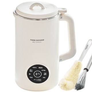 눌음ZERO 저소음 세척킹 푸드디자이너 두유제조기 알갱이 죽 초중후기 이유식