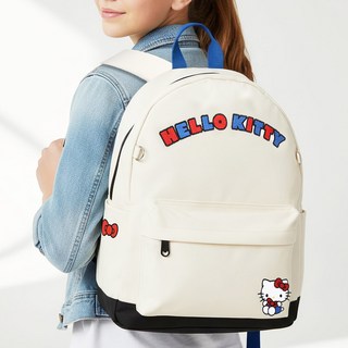 헬로키티 오리진 자수 백팩 아이보리 데일리 초등학생 중학생 가방
