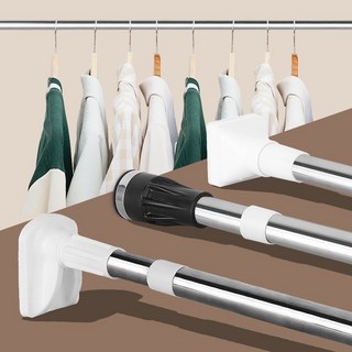 강력압축봉 옷걸이봉 스텐 미니 옷봉 옷장 행거 쇠봉 다용도, 25mm큰발압축봉 200