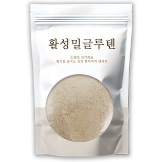 활성밀글루텐 100% 프랑스산 고단백 밀가루 비건 제빵용, 1개, 200g
