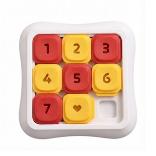 뭉클톡톡 반려동물 숫자 퍼즐 난이도 조절 어려운 노즈워크 장난감, 1개, 화이트