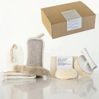 선물용 수세미 6종 세트 수세미 솔 청소솔 설거지 섬유수세미 SSG-1937