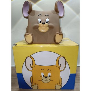 TOM & JERRY 傑瑞鼠存錢筒 可愛造型 居家擺飾 儲蓄好幫手, 1個, 棕色