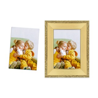 액자와 사진 인화를 한번에 사진 인화 + 액자 세트 3x5 4x6 5x7 6x8 8x10 A4 11x14 A3 스마트폰 카톡 사진 출력 인쇄 국산 액자 대량 주문 환영, 15 앤틱 퓨어 골드, 1개