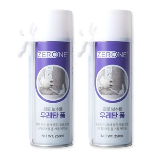 ZERONE 우레탄 폼 250ml, 2개
