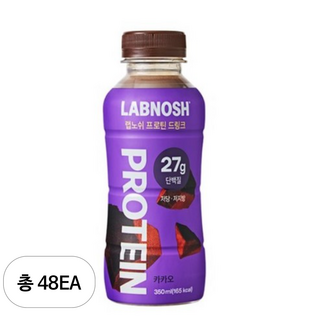 랩노쉬 프로틴 드링크 마일드 카카오, 350ml, 48개