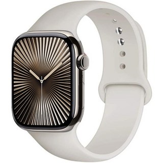 애플워치 호환 실리콘 원버튼 스포츠 스트랩 소프트 밴드 11 10 9 8 7 6 5 4 3 46mm 울트라1/2/3 se1/2/3, 스타라이트, 1개