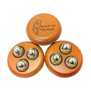 台灣按摩三龍珠滾輪器 360度滾珠按摩器, 1個, 木頭色