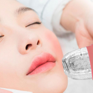 피부열감내리기 얼굴열감내리기 얼굴형관리 페이스롤러붓기처짐, 1개, 로즈레드