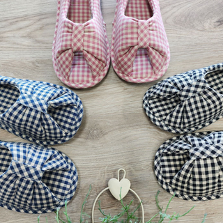 다크체크 오픈토 덧신 국산 어린이집 보육 유치원 선생님 교사 교사용 여성 층간소음 미끄럼방지 면 쿠션 덧신 덧신실내화 린다스 에이프런샵