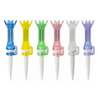 일본수입 골프잇 스냅티 T494 플라스틱티 기능성티 골프티꽂이 골프티꽃이, 옐로우, 1개, 옐로우