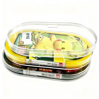 Mezastar寶可夢卡牌保護殼 超薄耐磨卡盒, 透明, 1個