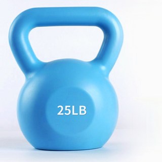 健身壺鈴 4.5-13.6公斤 (10-30磅) 核心訓練 重量訓練 競技壺鈴 臀腿訓練, 1個, 藍色25LB（約11.3公斤）只能宅配, 藍色