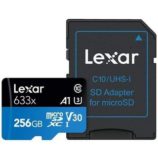 렉사 microSDXC 633x V30 UHS-I A1 U3, 1개, 256GB