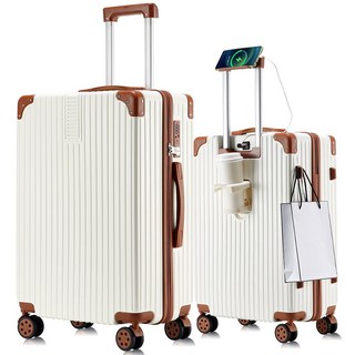 3년AS 초경량 기내용 캐리어 20인치 24인치 28인치 360도 조용한 바퀴 USB충전 다기능 대용량 여행용가방