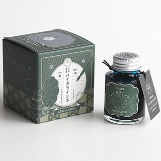 【YUBU】寺西化學工業 大正浪漫 ハイカラインキ 鋼筆墨水, ジェントルグリーン T62