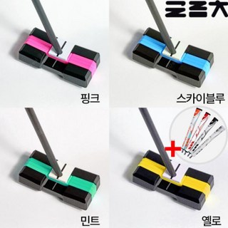 굴림채 ZET 제로토크 블레이드 퍼터 크롬 스틸퍼터샤프트 카본샤프트 그립무료장착, 레드-일자형 크롬스틸샤프트-33인치