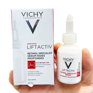 VICHY LiftActiv Retinol Specialist 深層抗皺精華液，0.2% Retinol配方，緊緻肌膚, 1件, 30ml