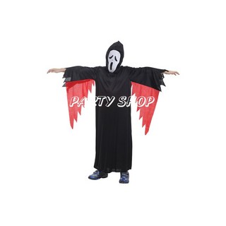 【台灣發貨】小黑暗之神服裝 萬聖節服飾 死神裝扮服, 1個, XL, 黑色