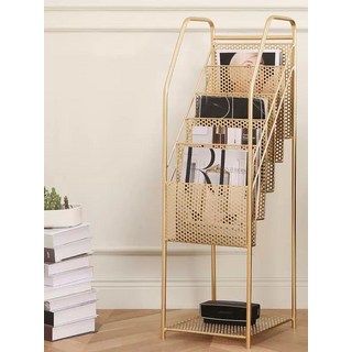 북유럽 철제 잡지꽂이 심플 책 매거진랙 벽걸이, 1단, 대량주문제작