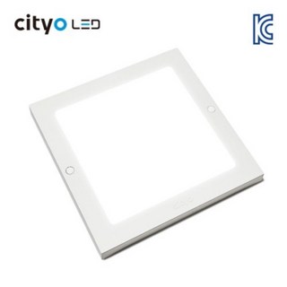 씨티오 LED 바로 사각 직부등 30W 33cm 주광색, 1개