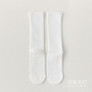 【新客限時下殺】ScottyBear 那隻熊 瑜珈襪 健身 運動 小腿襪 高筒襪 全掌矽膠 防滑 女襪 襪子 純色 素