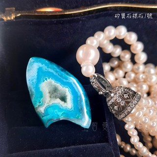 【收藏級】矽寶石裸石1號 (Gem Silica/珪寶石) 美洲 連接大地的能量，支持內在與連結陰性能量