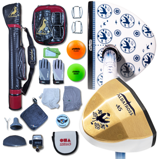 히어로 파크골프채 협회공식인증 국산프리미엄 16종세트, 백자, 레드블랙, L