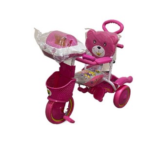 兒童三輪車，輕巧舒適，安全耐用，寶寶戶外騎乘首選, 粉色, 1個