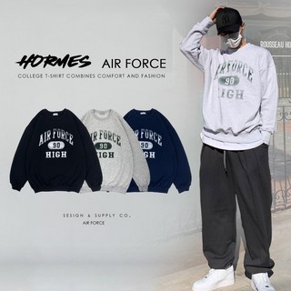 HORMES AR2352 AIR FORCE 90大學T 羅紋設計 古風格 大學T-shirt 舒適 時尚