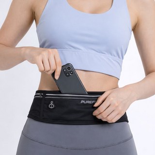 퓨어핏 러닝벨트 초경량 플립벨트 방수 힙색