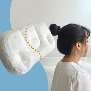 [베자마자 슬립] 여성발명왕EXPO 수상 / 베개 유목민들이 종착하는 목편한 경추 맞춤베개 국내제작, 1개