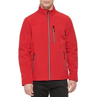 GUESS 남성용 소프트쉘 긴소매 재킷 올리브 115077