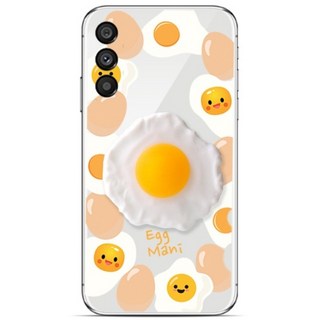 바비듀 계란 후라이 스마트톡 케이스 그립 손잡이 거치대 갤럭시 와이드8 A16 S25 A17 점프4