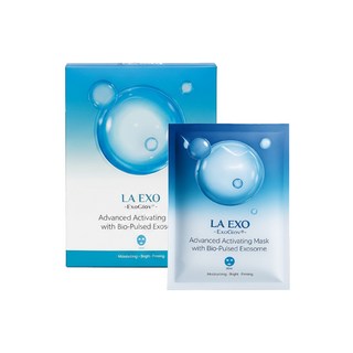 LA EXO 萊泌兒 外泌體面膜 深層修護 保濕透亮, 1個, 3入